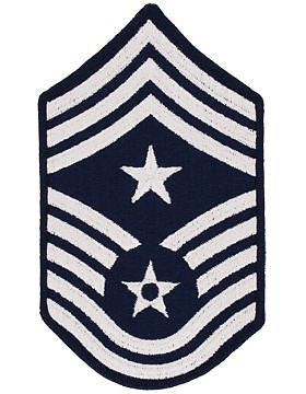 USAF Chevron (AF-C412/S) Command Chief Master Sergeant Full Color Small (Pair)