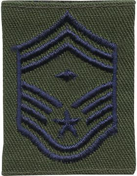 USAF Gortex Loop Rank (111) Chief Master Sergeant w Diamond Subdued (AF-GL111)