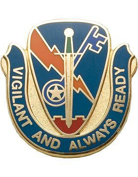 0004 Bde 1 Cavalry Special Troops Bn Unit Crest (Vigilant And Always Ready)