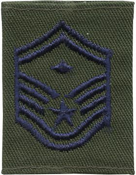 USAF Gortex Loop Rank (109) Senior Master Sergeant w Diamond Subdued (AF-GL109)