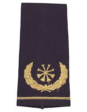 USAF Shoulder Marks (AF-SM754-G) Blue with Four Bugles (Deputy Chief) (Pair)