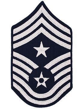 USAF Chevron (AF-C312/L) Command Chief Master Sergeant Full Color Large (Pair)