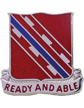 0411 Engineer Bn Unit Crest (Ready and Able)