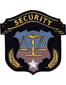 Novelty (U-N411) Security Patch with Scale Of Justice Shield