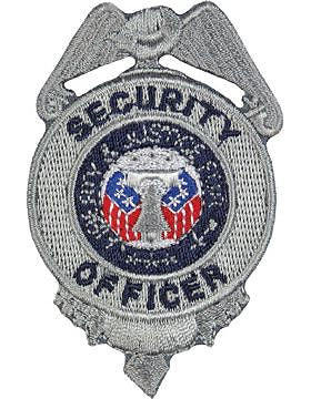 Novelty (U-N207S) Security Officer #20 Shield Silver (#117S)