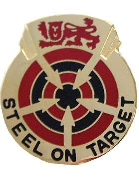 0023 Air Defense Artillery Group Unit Crest (Steel On Target)