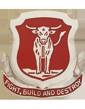 0039 Engineer Battalion Unit Crest (FIght Build And Destroy)