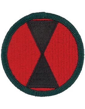 0007 Infantry Division Full Color Patch (P-0007A-F)