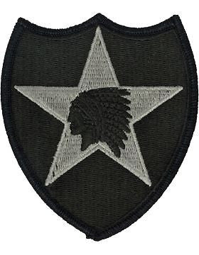 0002 Infantry Division ACU Patch with Fastener (PV-0002A)