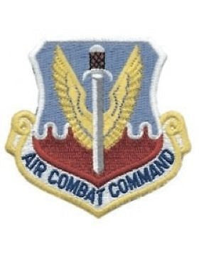 USAF Patch (AF-P01A) Air Combat Command Full Color sew on