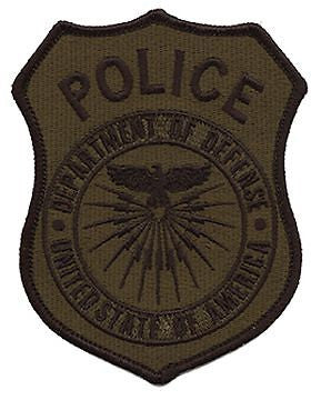 Department Of Defense Police Subdued Shoulder Patch