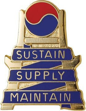 0021 Support Bde Unit Crest (Sustain Supply Maintain)