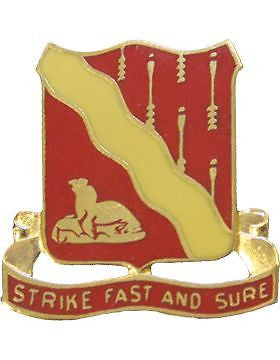 0279 Signal Battalion Unit Crest (Strike Fast And Sure)