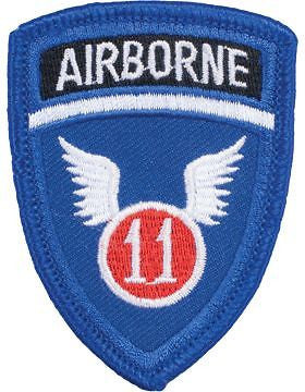 N-164 11 Airborne World War II Patch with Tab