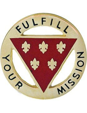 0003 Infantry Division Artillery Unit Crest (Fulfill Your Mission)