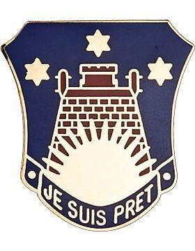 0164 Regiment Unit Crest (Je Suis Pret)
