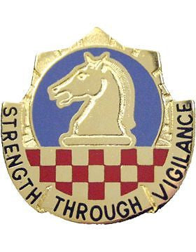 0902 Military Intelligence Grp (Left) Unit Crest (Strength Through Vigilance)