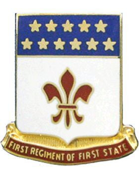0198 Signal Bn Unit Crest (First Regiment Of First State)
