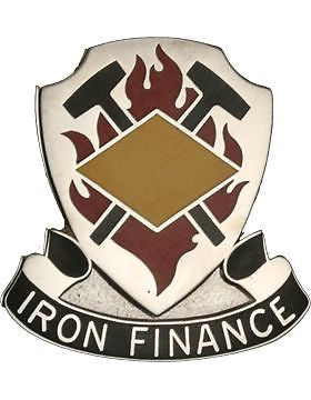 0008 Finance Bn Unit Crest (Iron Finance)