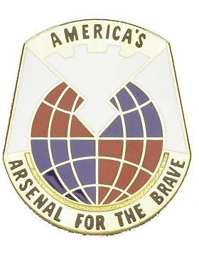 Army Material Command Unit Crest (America's Arsenal For The Brave)