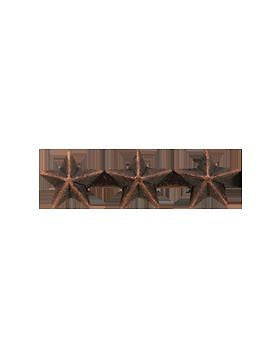 Ribbon Device (R-D103) 3/16 Bronze Star 3-On