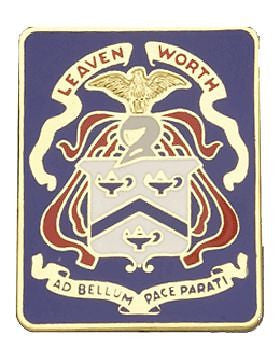 Command And General Staff College Unit Crest (Leavenworth Ad Bellum Pace Par)