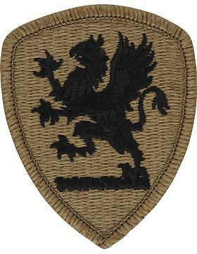 Michigan National Guard Headquarters Scorpion Patch with Fastener (PMV-NG-MI)