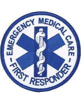 Novelty (U-N404) Emergency Medical Care First Responder Round Patch