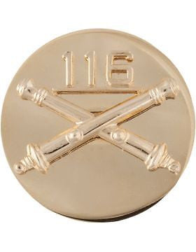 No-Shine (NS-RE-FA -116) 116th Field Artillery and US Enlisted (Pair)