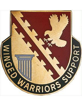 0834 Support Bn Unit Crest (Winged Warriors Support)