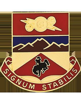 0960 Support Bn (Left) Unit Crest (Signum Stabilis)