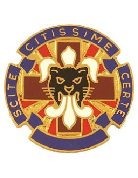 0013 Combat Support Hospital Unit Crest (Scite Citissime Certe)