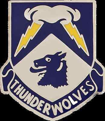 297 Cavalry ARNG Alaska Unit Crest (Thunderwolves)