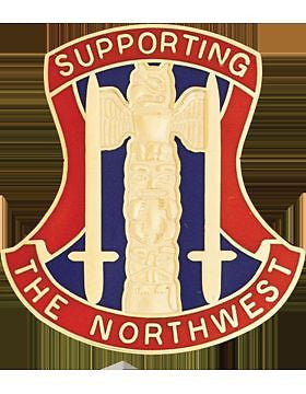 0654 Support Group Unit Crest (Supporting The Northwest)
