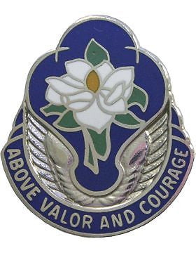 0185 Aviation Group Unit Crest (Aboce Valor And Courage)