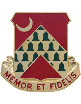 0067 Air Defense Artillery Unit Crest (Memor Et Fidelis)