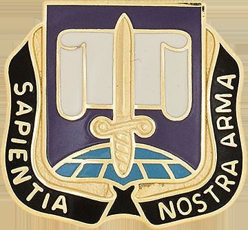 415 Civil Affairs Bn Unit Crest (Sapientia Nostra Arma)