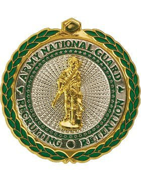 No-Shine(NS-807)Senior National Guard Recruiter with Gold Minuteman (New) Silver