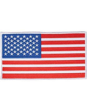 N-402 American Flag 5" x 7" White Border Full Color