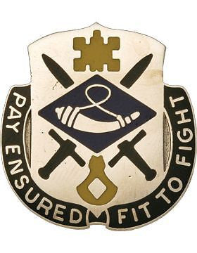0726 Finance Bn Unit Crest (Pay Ensured Fit To Fight)