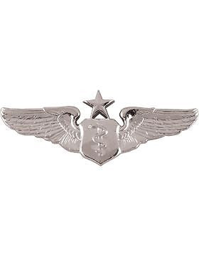 USAF Badge (AF-505B) Senior Flight Surgeon No Shine Mini #H-0562