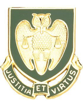 Military Police School Unit Crest (Justitia Et Virtus)