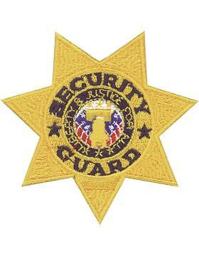 Novelty (U-N203G) Security Guard Seven Point Star Gold (#109G)