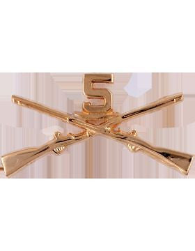 No-Shine (NS-OR-INF-0005) 5th Infantry Officer with 5 (Top) (Each)