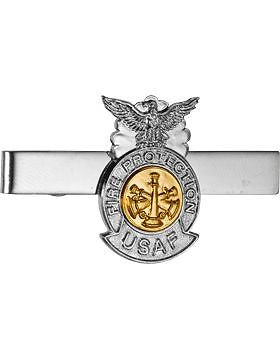 USAF Tie Bar (AF-TB-502) Fire Protection Badge with 3 Bugles