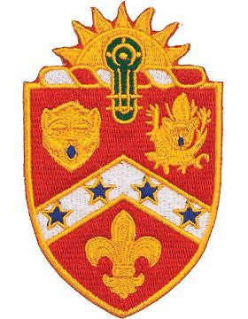N-DUI-0003A 3 Field Artillery (No Motto) Patch with Heat Seal 3 1/2"