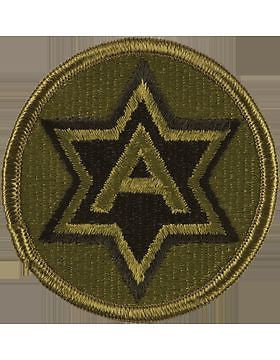 6 Army Subdued Patch