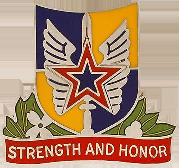0020 Aviation Bde Unit Crest (Strength And Honor)