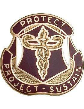 Medical Research And Material Command Unit Crest (Protect Project Sustain)