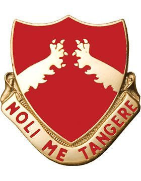 0321 Field Artillery Unit Crest (Noli Me Tangere)